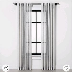 Hearth and Hand Grey and white curtains